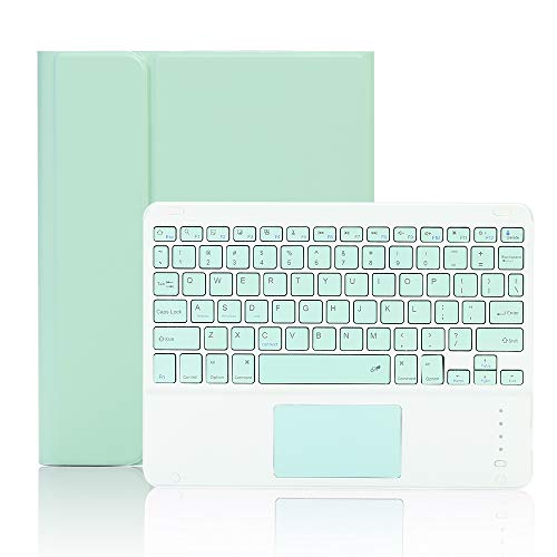 iPad Air5キーボードケース iPad Air4キーボードカバー タッチパッド搭載 分離式 Apple pencil収納 アップルペンシル充電対応 手帳型 iPad Air4/Air5通用Bluetoothキーボードカバー 薄型 全面保護 お洒落