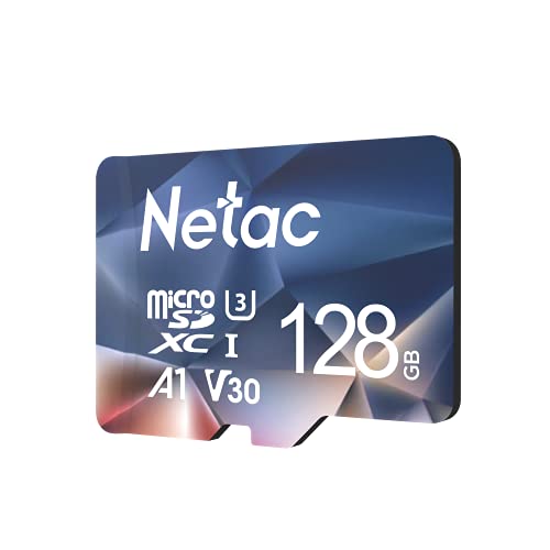 Netac microSD 128GB ő100MB/s microSDXC UHS-I U3 A1 V30 C10 Full HD Nintendo SwitchΉ [J[KiF - P500128