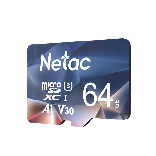 Netac microSD 64GB ő100MB/s microSDXC UHS-I V30 U3 A1 C10 Full HD Nintendo SwitchΉ [J[KiF - P50064