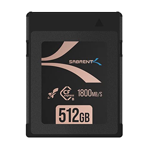 SABRENT CFexpress Type-B 512GB [J[hAPCAm[gp\RAPS5PS4Ȃǂ̑̃foCXōő1800 MB/b̍] CF-XXIT-512