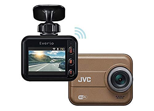 楽天ネコサン商店JVC KENWOOD GC-DR20 ドライブレコーダー 論よりスマホ wifi搭載 フルHD 衝撃感知 LED信号対応 WDR microSDHCカード付属 ブラウン GC-DR20-T