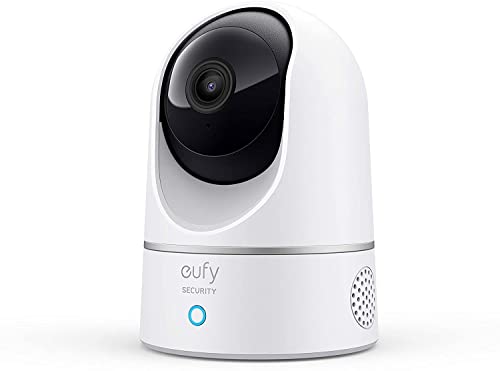 Anker Eufy IndoorCam 2K Pan Tilt 屋内カメラ ネットワークカメラ / ベビーモニター / ペット見守り / 音声アシスタント / ナイトビジョン / モーショントラッキング / 全周囲監視