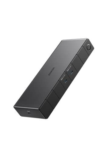 Anker 778 Thunderbolt hbLOXe[V (12-in-1, Thunderbolt 4) 4ʏo 8K 4K HDMI|[g DisplayPort 40Gbps f[^] 100W USB PDΉ USB-C/