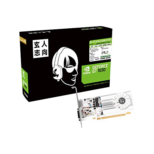 玄人志向 NVIDIA GeForce GT 1030 搭載 グラフィックボード 2GB シングルファンモデル GF-GT1030-E2GB/LP/D5