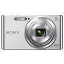ソニー(SONY) コンパクトデジタルカメラ Cyber-shot DSC-W830 シルバー 光学ズーム8倍(25-200mm) コンパクトボディ DSC-W...