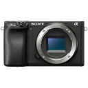 ソニー(SONY) APS-C ミラーレス一眼カメラ α6400 ボディ(レンズなし) ブラック ILCE-6400 B