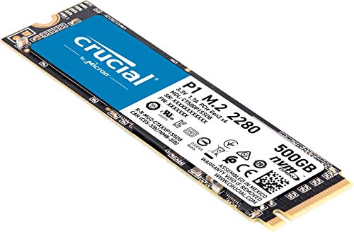Crucial(クルーシャル) P1シリーズ 500GB 3D NAND NVMe PCIe M.2 SSD CT500P1SSD8