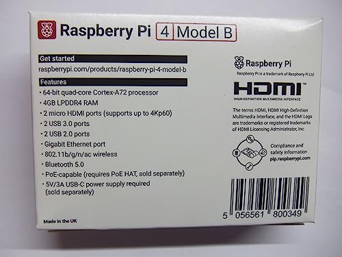 正規代理店商品 Raspberry Pi 4 Model B (4GB) made in UK Raspberrypi 技適取得済商品