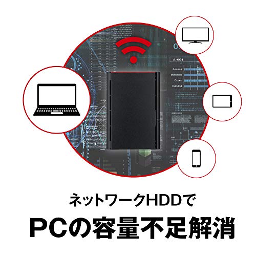 バッファロー BUFFALO NAS スマホ/タブレット/PC対応 ネットワークHDD 2TB LS220D0202G データを守るRAID1対応モデル