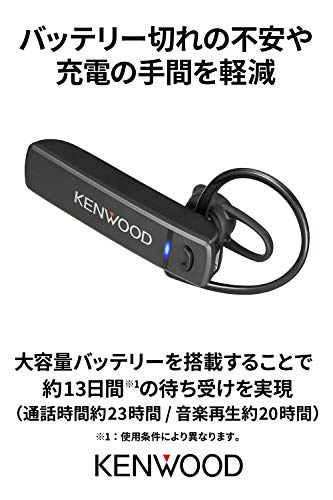 JVC���󥦥å� KENWOOD KH-M300-B �Ҽ��إåɥ��å� Bluetooth�б� Ϣ³���û��� ��23���� ����ξ���б� �ƥ��� �ƥ�Ӳ�ĸ��� �֥�å�