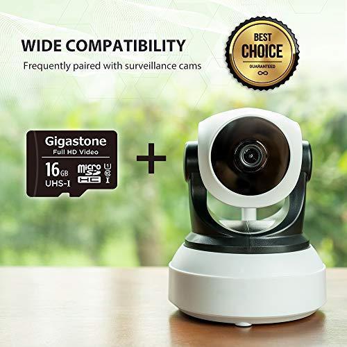 Gigastone マイクロSDカード 16GB SDアダプタ付き ミニ収納ケース付き SDHC U1 Class 10 UHS-I 85MB/S Gopro アクションカメラ スポーツカメラ フルHD 動画