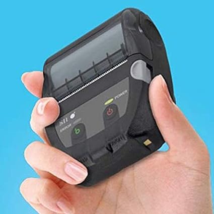 セイコーインスツル モノクロ モバイル型感熱式プリンター MP-B20 USB Bluetooth接続 MFi認定 ブラック
