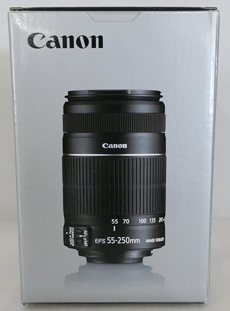Canon キヤノン 望遠ズームレンズ EF-S55-250mm F4-5.6 IS II APS-C対応