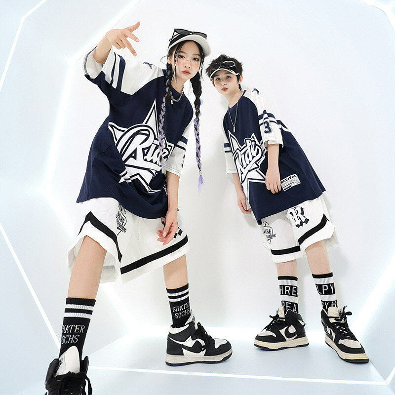 キッズダンス衣装 子供服 男の子 ヒップホップ HIPHOP 女の子 子供ダンス ファション 演出 子供 ダンス服 子供ダンス 女性 男性 ダンス 発表会 お遊び会 おしゃれ zlj1036