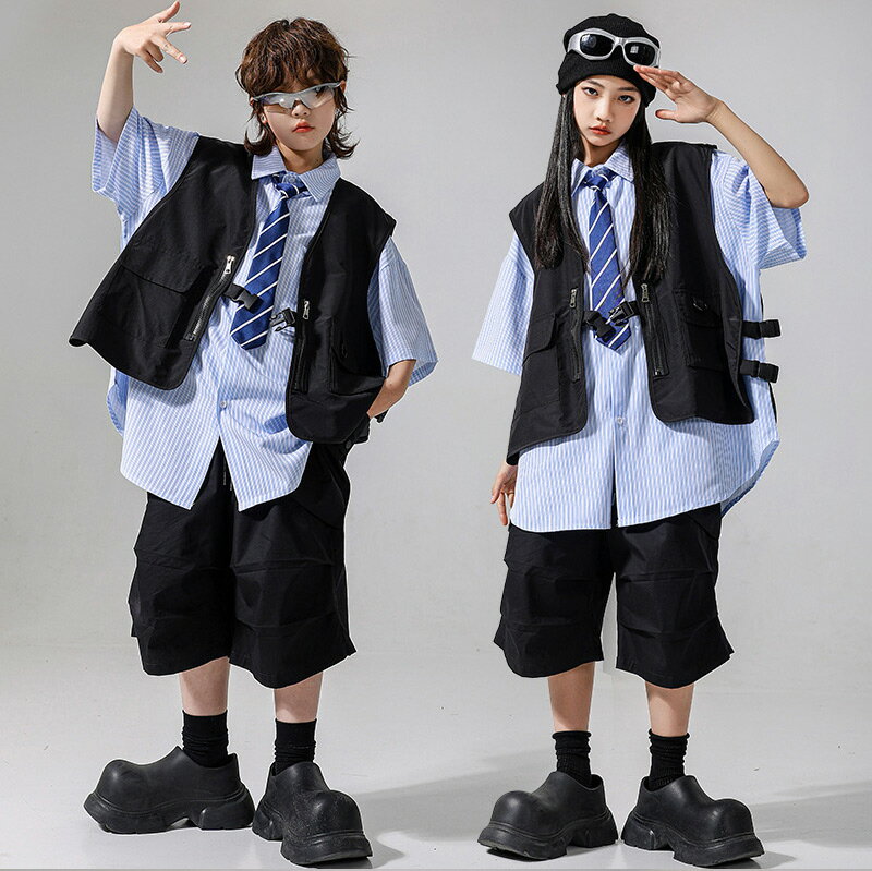 乐天商城 - 【6/14(日)限定 クーポン5%OFF】キッズダンス衣装 子供服 男の子 女の子 ヒップホップ HIPHOP 子供ダンス ファション 演出 子供 ダンス服 子供ダンス 女性 男性 ダンス 発表会 お遊び会 おしゃれ 初心者 キッズ zlj1049