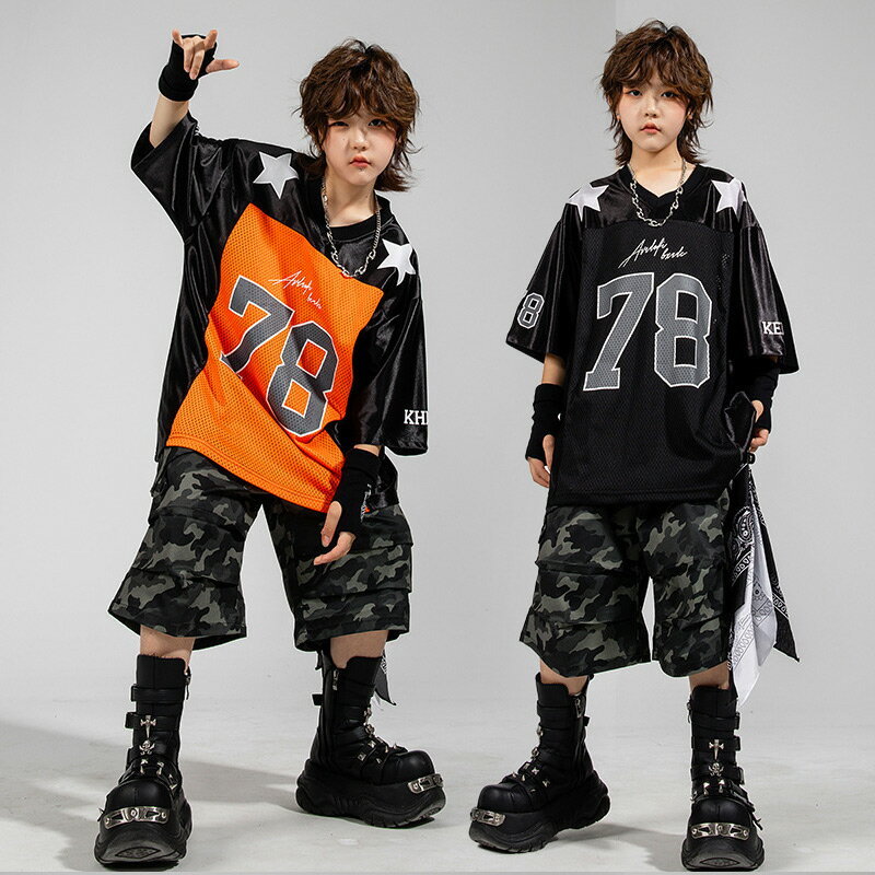 乐天商城 - 【6/14(日)限定 クーポン5%OFF】キッズダンス衣装 子供服 男の子 女の子 ヒップホップ HIPHOP 子供ダンス ファション 演出 子供 ダンス服 子供ダンス 女性 男性 ダンス 発表会 お遊び会 おしゃれ 初心者 キッズ zlj1050