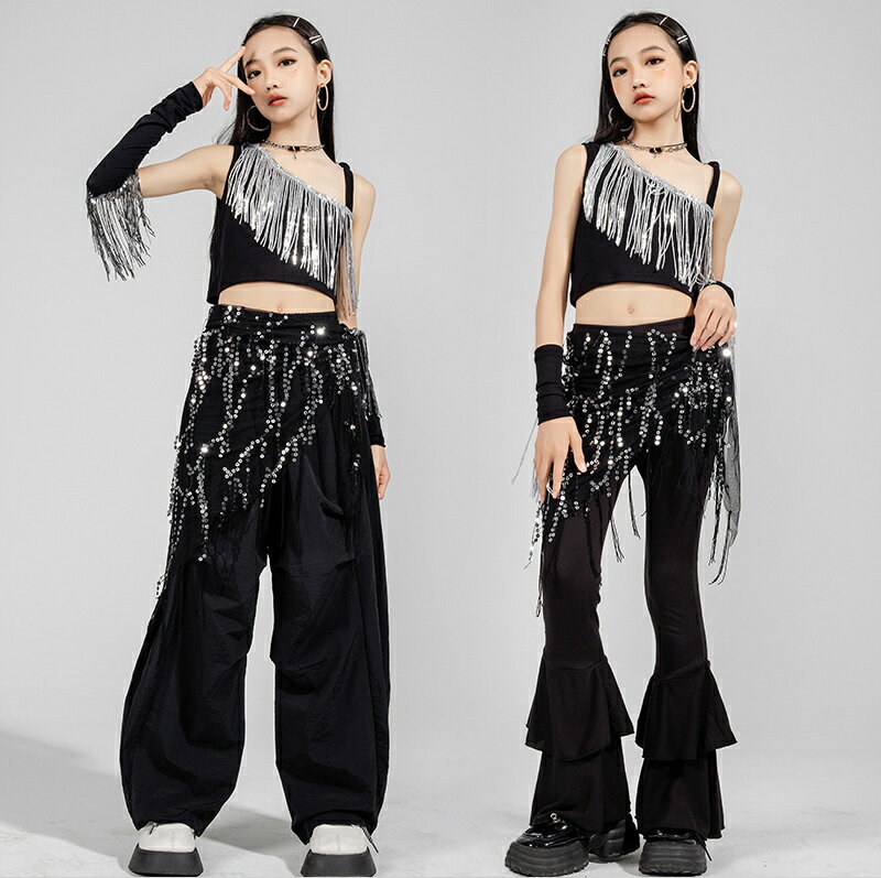 樂天商城 - 【マラソン期間限定価格 P5倍】キッズダンス衣装 子供服 男の子 女の子 ヒップホップ HIPHOP 子供ダンス ファション 演出 子供 ダンス服 子供ダンス 女性 男性 ダンス 発表会 お遊び会 おしゃれ 初心者 キッズ zlj1051