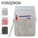 FORGERON 裏起毛 タブレットケース ハンドストラップ付き 外ポケット付き iPad用 他タブレット用 保護ケース 保護カバー タブレットカバー 収納ケー...