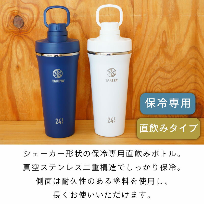 水筒 ステンレスボトル タケヤ 0.7L 700ml 保冷専用 真空断熱 2重構造 直飲み ボトル マグボトル スポーツ 部活動 アウトドア プロテイン ハイキング 持ちやすい キャリーハンドル仕様