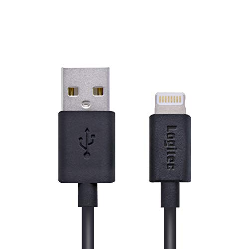 ロジテック ライトニングケーブル iphone 充電ケーブル apple認証 スリムコネクター採用し ケースを選ばない iPhone iPad iPod 対応 2.0m ブラック LHC-FUAL20BK