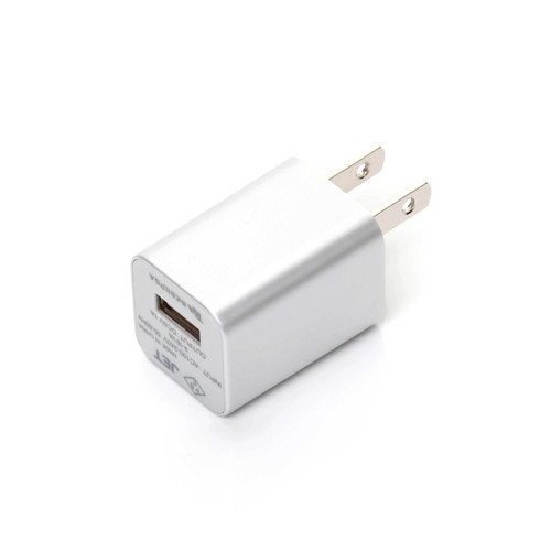 iCharger iPod/iPhone/スマートフォン用 USBポート搭載 コンパクトAC充電器シルバー PG-IPDUAC02SV