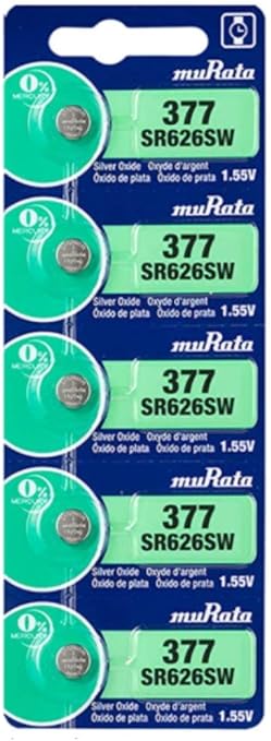 muRata 377 sr626sw 旧：SONY(ソリー)SONY ソニー SR626SW(377) 5個入 時計用電池 海外パッケージ-valuemart24 並行輸入品