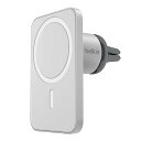 Belkin 車載ホルダー iPhone 15 / 14 / 13 / 12シリーズ用 MagSafe対応 エアコン吹き出し口用 WIC002BTGR シルバー