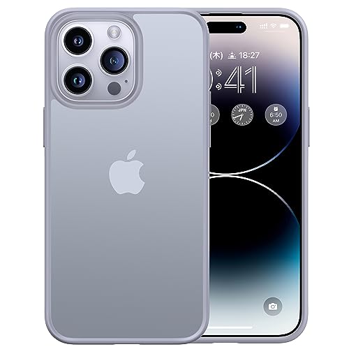 本体の色 3色 CASEKOO iPhone 15 Pro 用 ケース 耐衝撃 滑り止め 指紋防止 米軍MIL規格 マット仕上げ ストラップホール付き SGS認証 黄変防止 耐久性 カバー ワイヤレス充電対応 アイフォン 15 プロ 用 6.1 イン