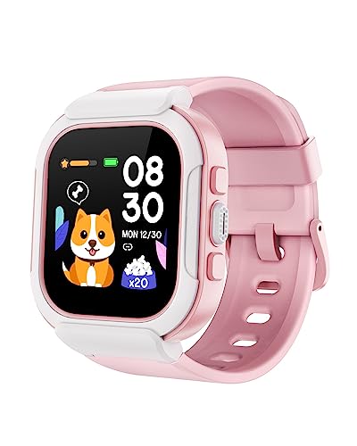 Cloudpoem X}[gEHb` LbY qp rv smart watch for kids v 9ނ̃X|[c[h JX^}CY\ȕ Q[@\ Bluetoothʒm 1.4 XN[TCY 3`12 j̎q 