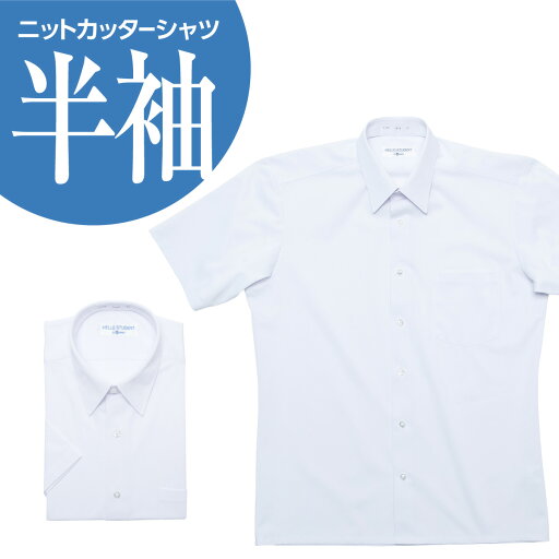 半袖 ニットシャツ A体 B体 白 ポリエステル90% キュプラ10% 半袖 ニットシャツ A体 B体 白 ポリエステル90% キュプラ10%