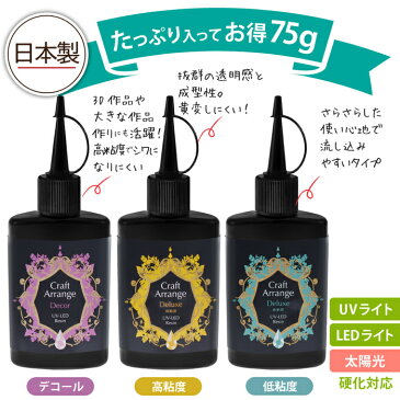 UVレジン液 大容量 レジン液 レジン 65g スリムボトル | アクセサリー 作りに レジン液 レジン液 レジン アクセサリー ケミテック レジン液 スリムボトル 大容量 LEDライト UVレジン ハンドメイド UVライト 太陽光 レジン お得 レジンレシピ レシピ 作り方 公開中