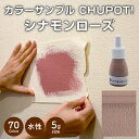 【送料無料・お試し用】壁紙の上から塗れるペンキ塗料STYLEDIYペンキCHUPOT!(チュポ)5gカラー:シナモンローズ全70色小容量つやなしマット室内水性塗...