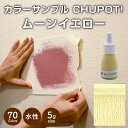 【送料無料・お試し用】壁紙の上から塗れる ペンキ 塗料 STYLE DIYペンキ CHUPOT!（チュポ) 5g カラー：ムーンイエロー 全70色 小容量 つやなし マット 室内 水性塗料 白 黒 グレー など スタンダードカラーズ くすみカラーニッペホームプロダクツ