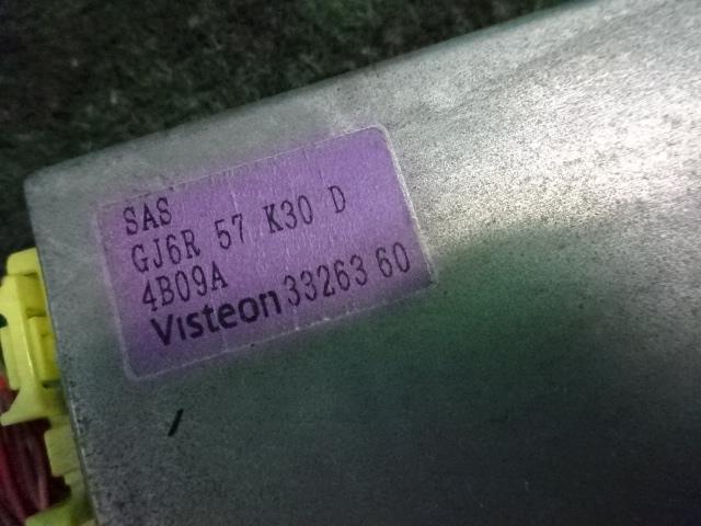 【中古】 マツダ アテンザ GY3W SRS コンピューター エアバック コンピューター L3 前期 Visteom GJ6R57K30 GJ6R-57-K30D 2