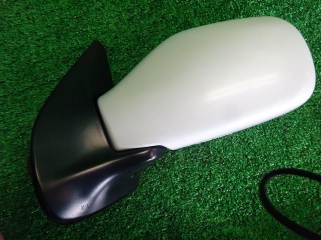 【中古】 マツダ ラピュタ HP22S 左 ドア ミラー カラー ナンバー Z7T パールホワイト 電動格納式 1A40-69-180 BN
