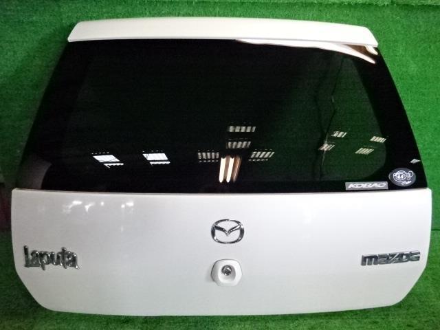【中古】 マツダ ラピュタ HP22S リアゲート バックドア カラー ナンバー Z7T パールホワイト 1A17-62-010