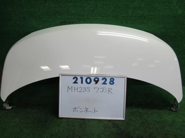 樂天商城 - 【中古】 スズキ ワゴンR FX MH23S ボンネットフード カラーナンバー 26U スペリアホワイト 57300-70K00