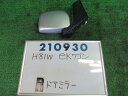 【中古】 ミツビシ EKワゴン H81W 右ドアミラー 電動格納式 カラーナンバー A31 クールミントシルバーメタリック MR599044HE