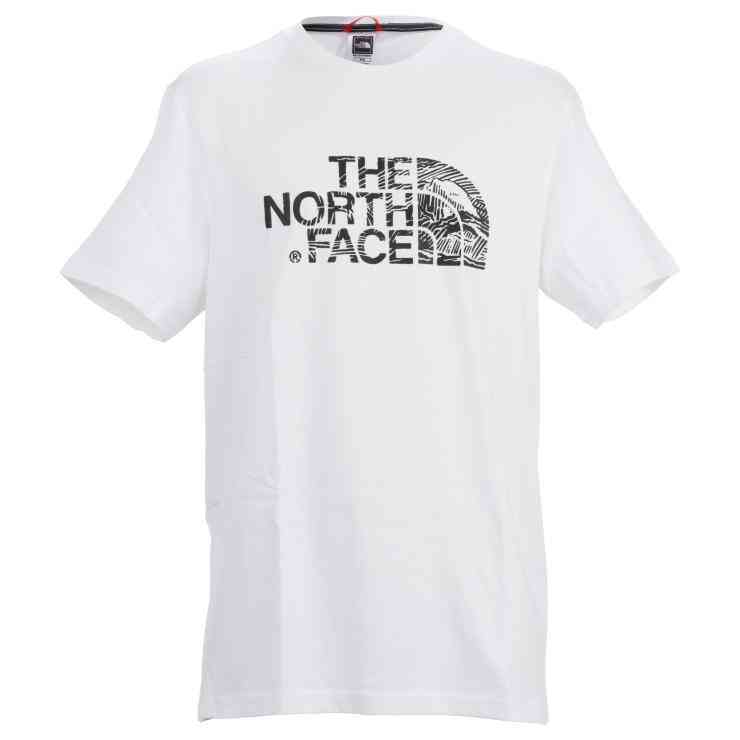 ザ・ノース・フェイス メンズ ウッドカットドーム Tシャツ TNFホワイト 送料無料