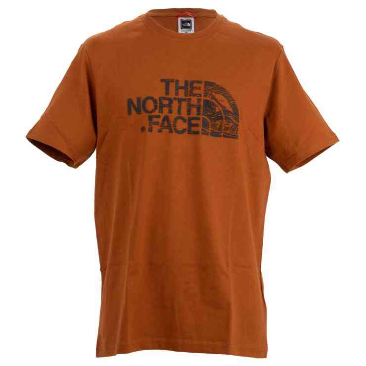 ザ・ノース・フェイス メンズ ウッドカットドーム Tシャツ キャラメルカフェ 送料無料