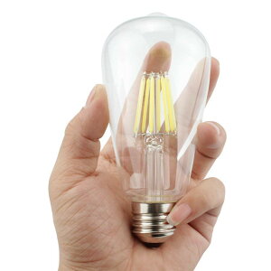 LEDフィラメント電球エジソン電球LED電球40W相当E26クリアタイプ全方向型LED透明電球
