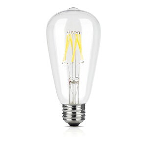 LEDフィラメント電球エジソン電球LED電球40W相当E26クリアタイプ全方向型LED透明電球