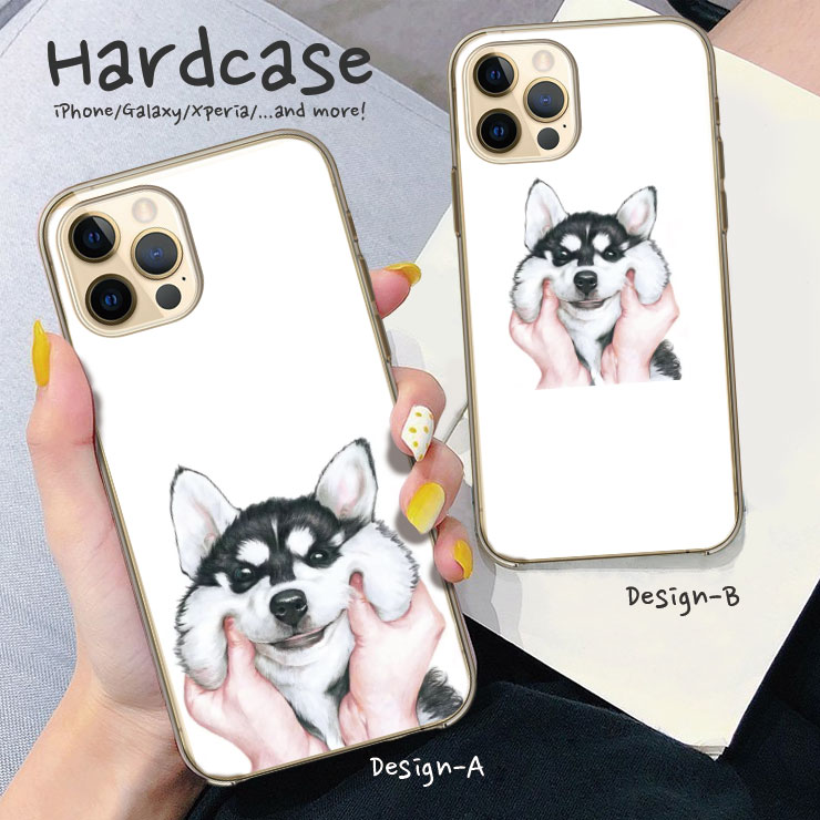 iPhone15 ケース 15Pro Max Plus iPhone14 Pro max SE3 iPhone13 iPhone12 12pro XR iPhone 8/7 Plus ハード スマホケース 犬 わんこ dog もちもち シベリアンハスキー 可愛い アニマル animal