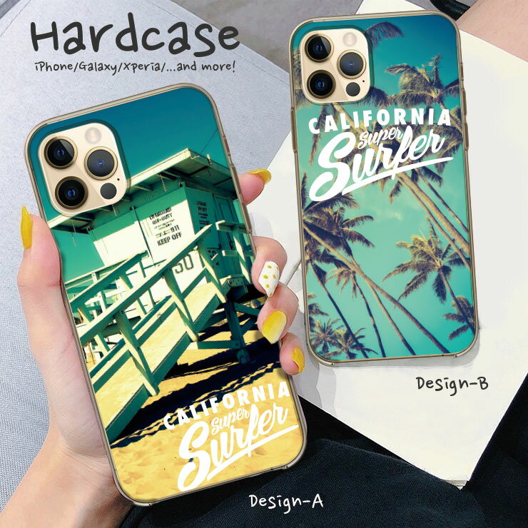 Xperia 1V 10V 5IV Xperia 10IV 1IV 10iii lite 5iii 1iii 10ii 5ii Aceiii ハード スマホケース メンズ カリフォルニア surf パームツリー