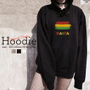 パーカー レディース メンズ スウェット パーカー プルオーバー hoodie 長袖 フード付き ペア カップル ペア カップル おそろ リンクコーデ おしゃれ RASTA ラスタ カラー ペイント レゲエ アフリカ