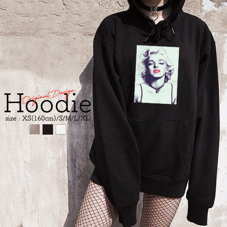 p[J[ fB[X Y XEFbg p[J[ vI[o[ hoodie  t[ht yA Jbv XS S M L XL yA Jbv  NR[f }[ Marilyn Monroe OtBbN   