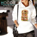 p[J[ fB[X Y XEFbg p[J[ vI[o[ hoodie  t[ht yA Jbv XS S M L XL hamburger no[K big  l킢 yA Jbv  NR[f