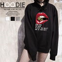 パーカー レディース メンズ スウェット パーカー プルオーバー hoodie 長袖 フード付き XS S M L XL 唇 lip 弾丸 sexy 口紅 オシャレ ..