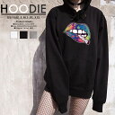 パーカー レディース メンズ スウェット パーカー プルオーバー hoodie 長袖 フード付き ペア カップル XS S M L XL 唇 たばこ ガンジャ シガー おしゃれ カップル リンクコーデ(4)