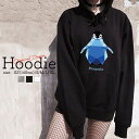 パーカー レディース メンズ スウェット パーカー プルオーバー hoodie 長袖 フード付き ペア カップル ペア カップル おそろ リンクコーデ ペンギン ぺんぎん penguin animal アニマル モザイク mosaic 可愛い 大人かわいい